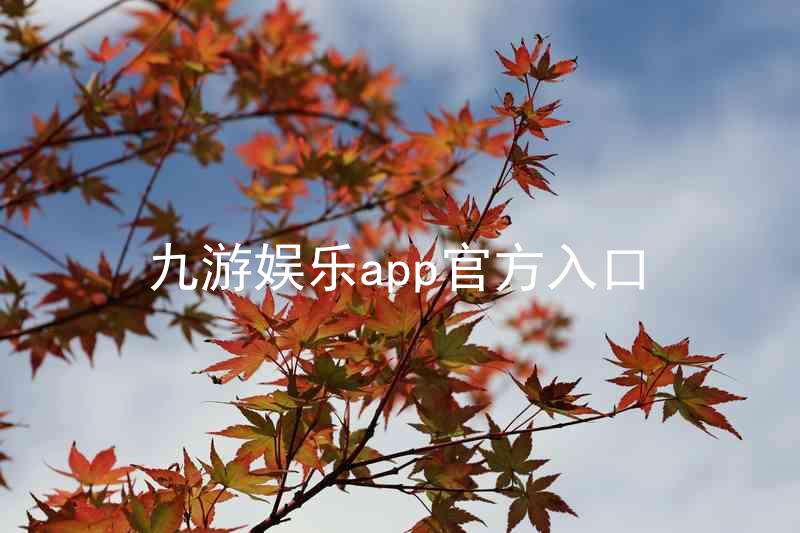 九游娱乐app官方入口